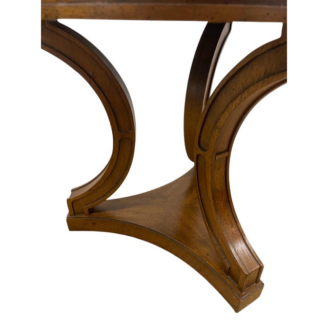 Brown Vintage Regency Style Drexel Accent Table For Sale - Image 8 of 8