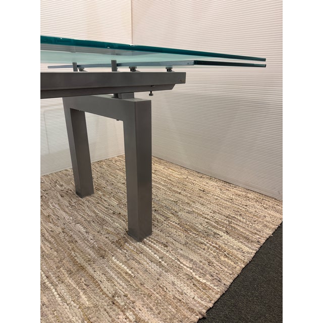 Studio Kronos for Cattelan Italia Daytona Glass Extension Dining Table For Sale - Image 10 of 12