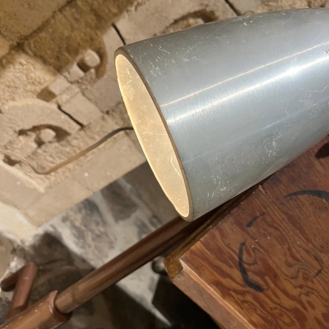 Mid-Century Modern Mid-Century Modern Silver Task Light by Lightolier, 1960s For Sale - Image 3 of 8