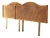 Single Bed Headboards in Cane and Bamboo, Set of 2 For Sale