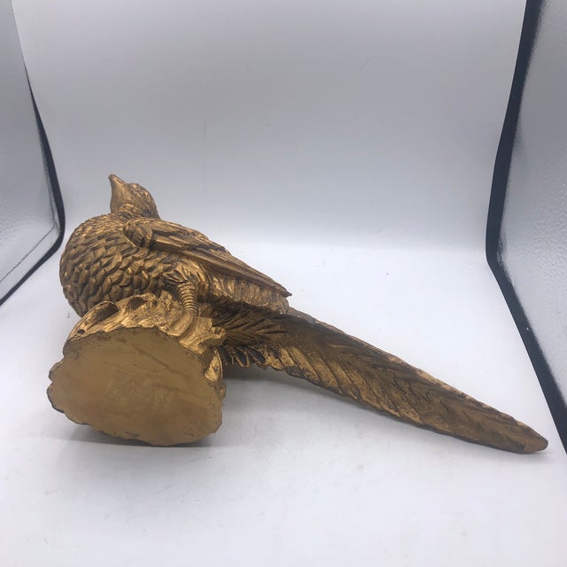 1970s Syroco Gold Bird Sculpture Chairish