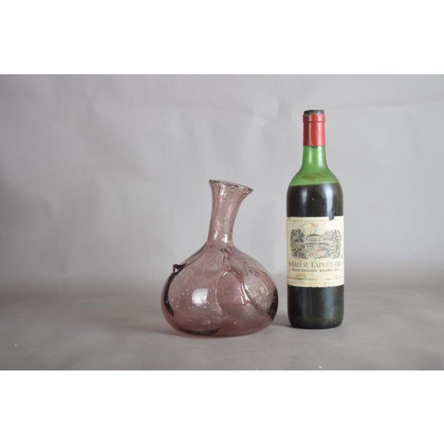 1990s Amethyst Bullicante Glass Vase, Murano, 1990s For Sale - Image 5 of 13