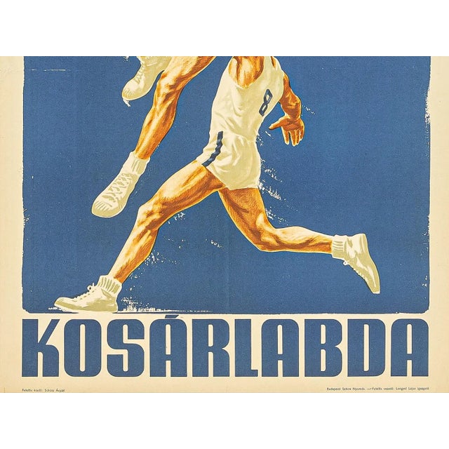 Basketball Poster, 1955 For Sale - Image 4 of 7
