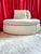 2020s Avail Thru 1/30/2026 Councill Bespoke Luxury Semicircle White Striped Sofa - Rare Item For Sale - Image 5 of 17