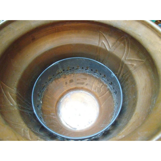 Metal Antique Art Nouveau Champagne Cooler from Gebrüder Bing Nuremberg, 1890s For Sale - Image 7 of 12