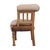 Bouclé and Leather Upholstered Bench With Spindle Back For Sale In Philadelphia - Image 6 of 8