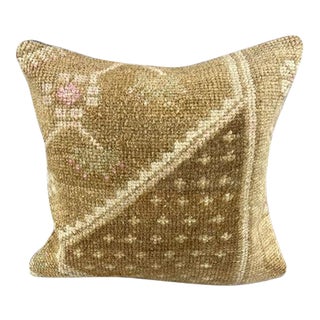 20 x 20 Rug Pillow Serenity Haven Turkish Pillow Cushion Cover For Sale