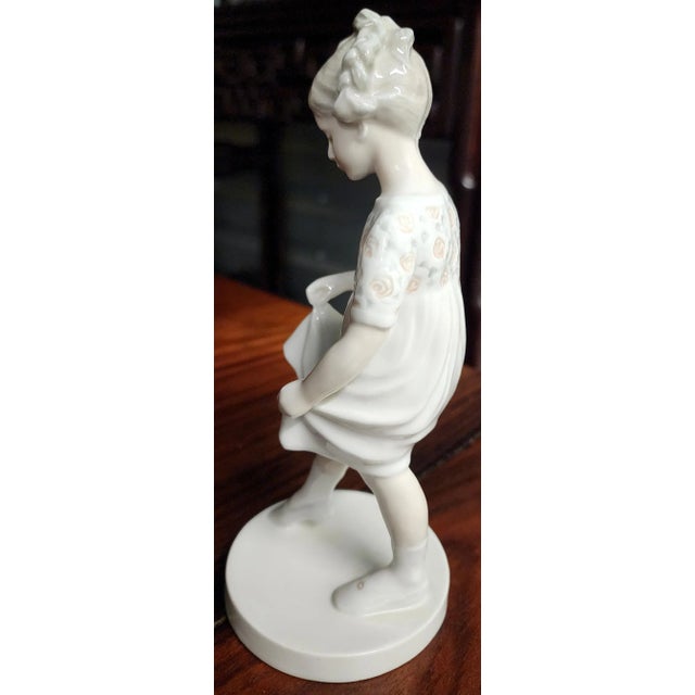 Bing & Grondahl Bing & Grondahl Danish Hand-Painted Fine Porcelain Figurine For Sale - Image 4 of 13