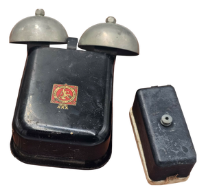 Electric Bureau Telephone Bell, 1930s, Set of 2
