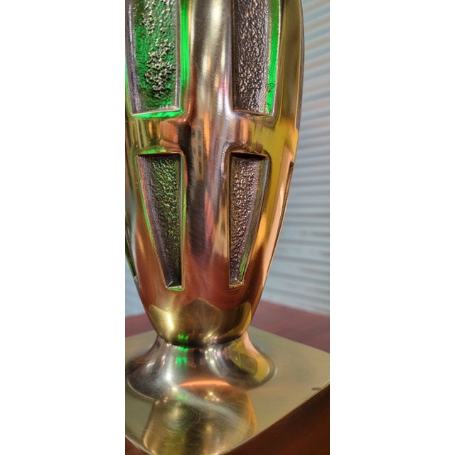 Tony Paul Tony Paul for Westwood Studios Brass Lamp For Sale - Image 4 of 7