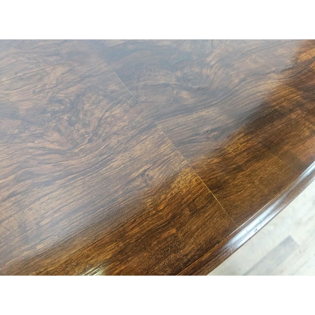Wood Chippendale Chest of Drawers in Walnut Burl, 1940 For Sale - Image 7 of 18