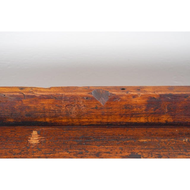 Vintage Industrial Woodworkers Workbench For Sale - Image 15 of 16