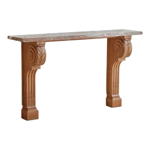 French Art Nouveau Wall Console Attributed to Jean Charles Moreaux, 1940s