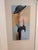 Black Hat Oil Painting 12x24" For Sale - Image 4 of 5