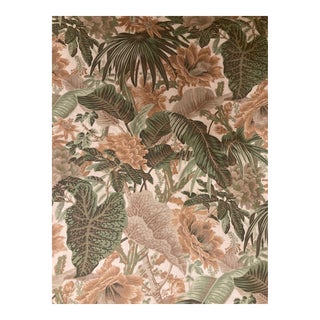 Jim Thompson Fabric -Tropical Theme 6.6 Yards For Sale