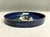 Royal Blue Vintage Otagiri Round Lacquer Tray For Sale - Image 8 of 9