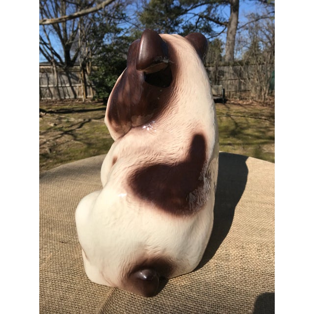 1960s Vintage Bulldog Ceramic Figurine For Sale - Image 6 of 13