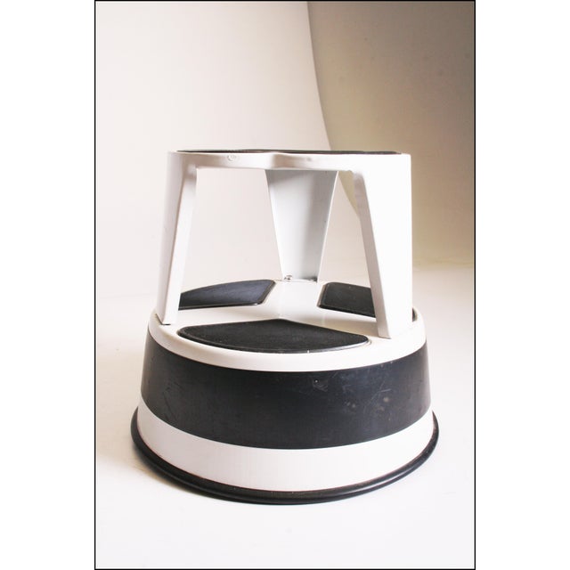 Mid Century Modern White Cramer Kik Step Rolling Foot ... It also doubles as a decorative display stand—i use mine to hold houseplants.