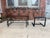 Wrought Iron Glider Bench & Cantilever Chair - Set of 2 For Sale - Image 11 of 12