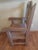 Late 20th Century Ernest Thompson Santa Fe Style - Southwest Carved Wood Armchair With Sunburst Back For Sale - Image 4 of 13