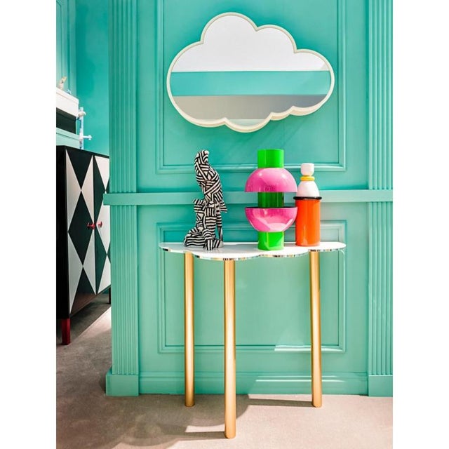 Dream Nuvola Console Table in Powder-Coated Aluminum by Altreforme For Sale - Image 4 of 8