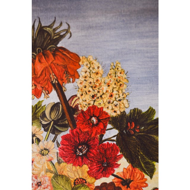 M. Jacquet Lecomte, Floral Bouquet, 1970s, Oil on Canvas For Sale - Image 3 of 5