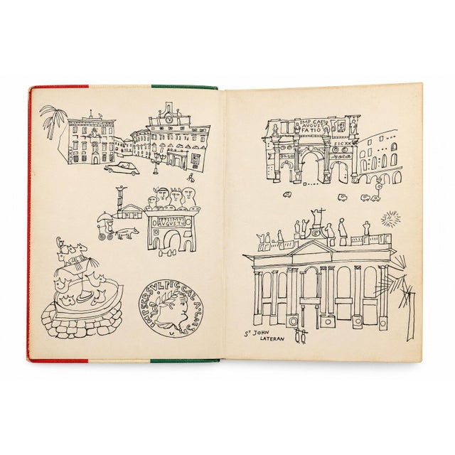 Mid-Century Modern Rome at Table Naomi Barry Gourmet Magazine Italy Restaurant Guide Book 1971 For Sale - Image 3 of 11