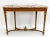 Mid 20th Century Mid 20th Century Vintage Neoclassical Marble and Brass Console Table For Sale - Image 5 of 12