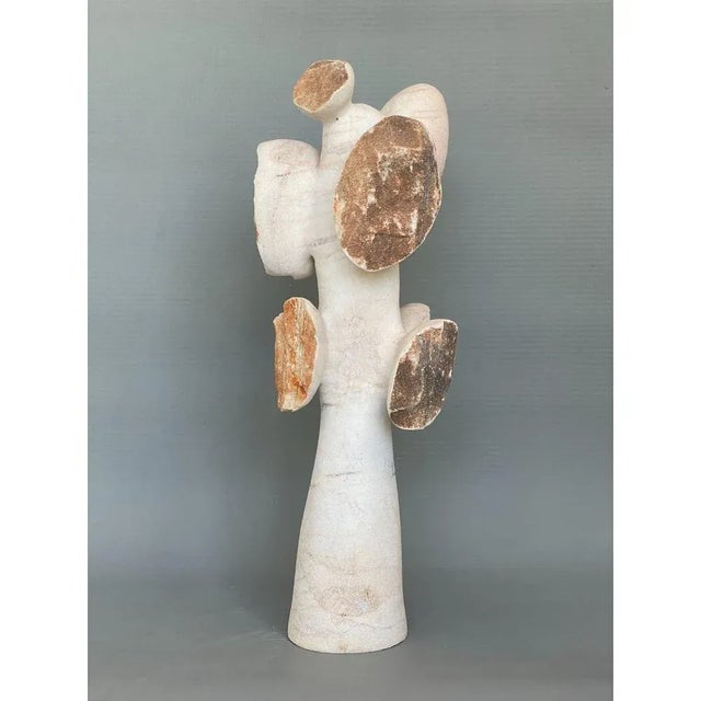 After Nature hand carved marble sculpture by Tom Von Kaenel Dimensions: D 18 x H 54 cm Materials: marble This piece is...