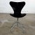 Scandinavian Modern Arne Jacobsen Series 7 Black & Chrome Office Chair by Fritz Hansen For Sale - Image 13 of 13