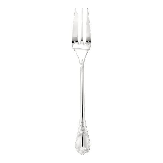 Christofle Serving Fork Marly Silver Plate For Sale