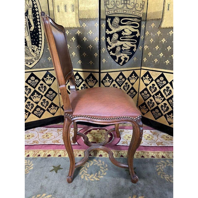 Brown Regency Chairs, Set of 6 For Sale - Image 8 of 10