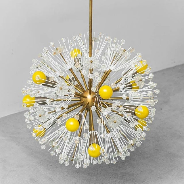 1960s Sputnik Flocon 12-Light Chandelier, 1960s For Sale - Image 5 of 11