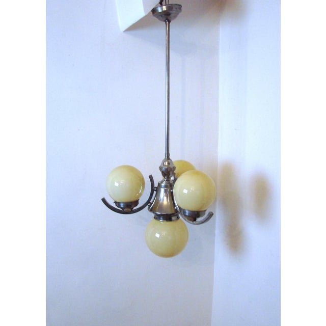 Art Deco Chandelier, 1920s For Sale - Image 15 of 18
