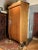 Biedermeier Armoire with Intricate Carvings and Urn Shape For Sale - Image 5 of 10