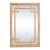 Matthew Izzo Home - Geneva Natural Rattan Wall Mirror With Greek Key Design For Sale