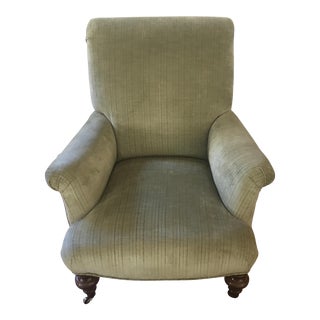 Modern Traditional Club Chair For Sale