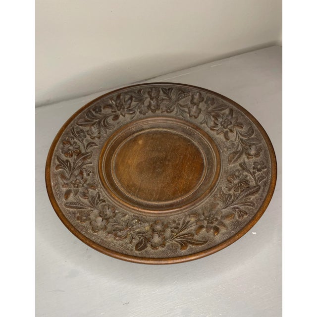 A beautifully hand carved German Black Forest tray with music box from late 1800's. Including a unique handwritten note...