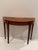 Wood Mahogany & Satinwood Inlaid Demilune Console Tables -a Pair For Sale - Image 7 of 12