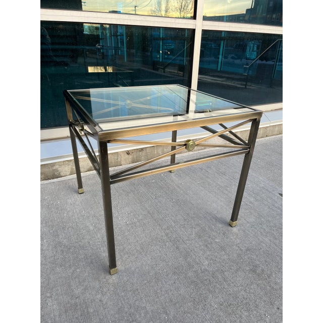 Chrome Mid-Century Modern End Table From Design Institute of America For Sale - Image 8 of 13