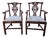 Vintage Baker Historic Charleston Chippendale Arm Chairs - A Pair For Sale