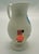 1960s Vintage Céramique Fady Vallauris Pitcher - Hand Painted Blue Thistle Flower French Folk Art Pottery, Signed Sticker Exécuté Main For Sale - Image 5 of 7