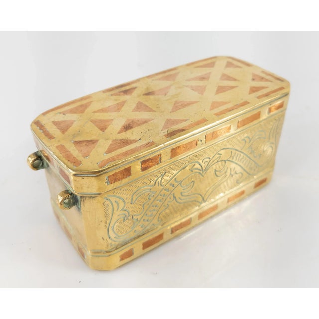 Mid 20th Century South East Asian Bronze and Copper Betel Nut Box For Sale - Image 12 of 12