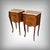 These two marquetry bedside tables feature a curved line typical of the Louis XV style, with harmonious curves and a...