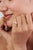 Modernist Natural Diamond Cluster Pinky Ring Size 5.5 in 14k Yellow Gold For Sale - Image 10 of 17