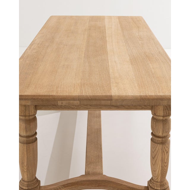 Provençal-Style Oak Dining Table, French Rustic Design, France, Circa 1970 For Sale - Image 9 of 12