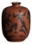 Hand-Painted Ceramic Vase by Dietmar Liedke for Karlsruher Majolika, 1970s For Sale
