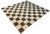 Mid-Century Modern Handmade New Zealand Wool Dhurrie, Brown and Cream Geometric Rug- 10'x14' For Sale - Image 3 of 16