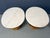 1950s Pair of Neoclassical Style Marble Top Pedestal Side Tables With Giltwood Bases For Sale In Philadelphia - Image 6 of 11