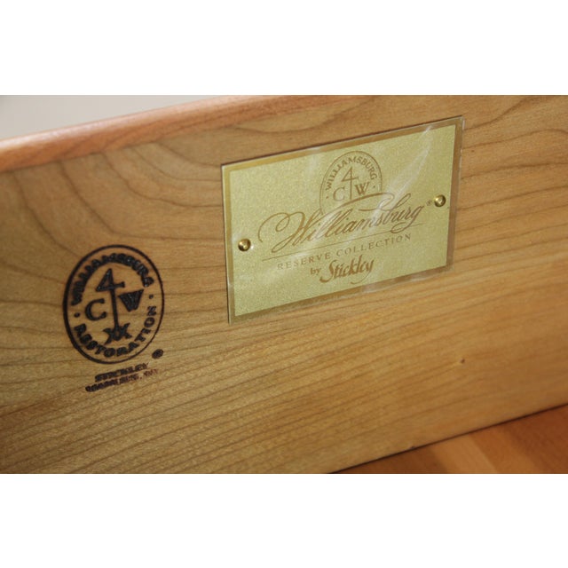 Stickley Colonial Williamsburg Mahogany Block Front Chest For Sale - Image 17 of 18